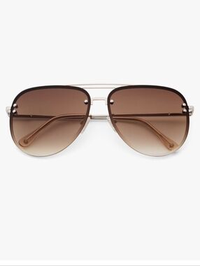 Vivien Fang Oversized Aviator Sunglasses